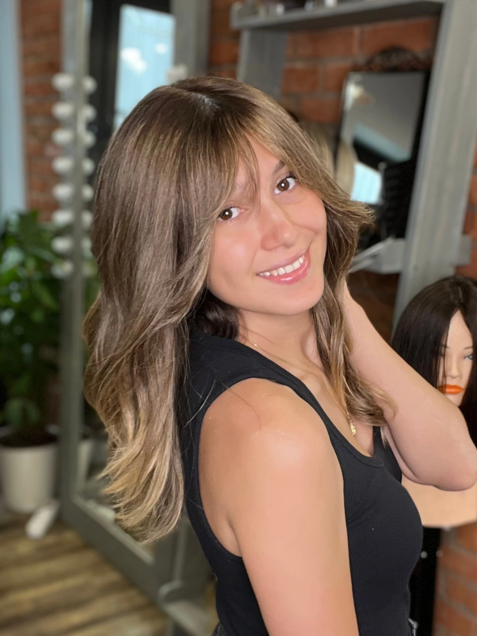 Полупарик из европейских волос